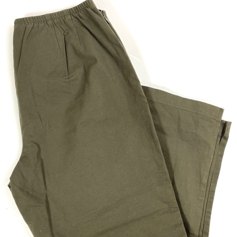 Eileen Fisher Organic Cotton Stretch Twill Pants